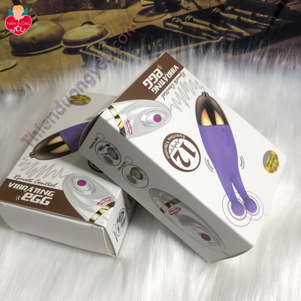 Trứng Rung Tình Yêu Vibrating EGG 12 Chế Độ Rung Massage Cực Mạnh 